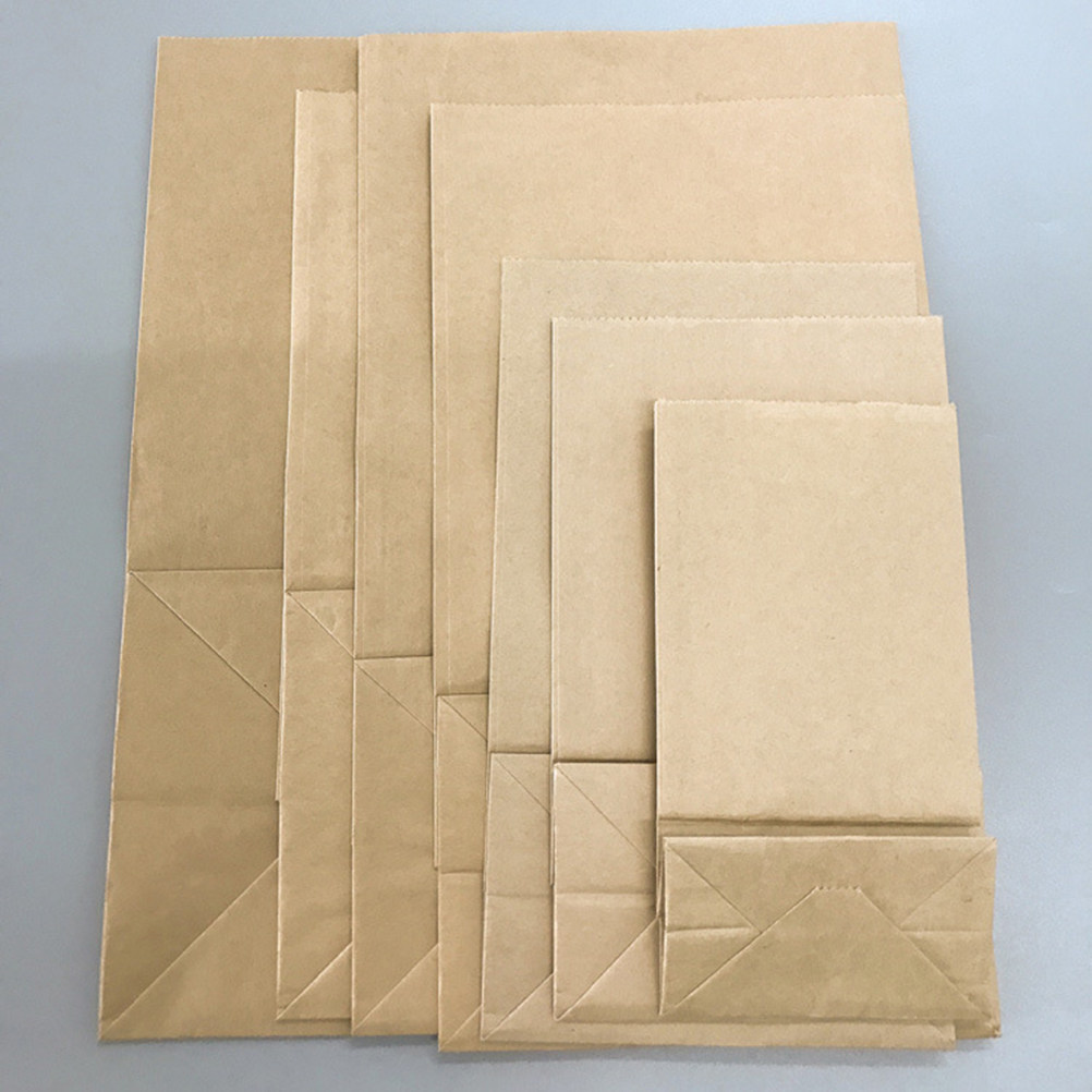 Food In Snacks - 100pcs Kraft Paper Bag Small Size