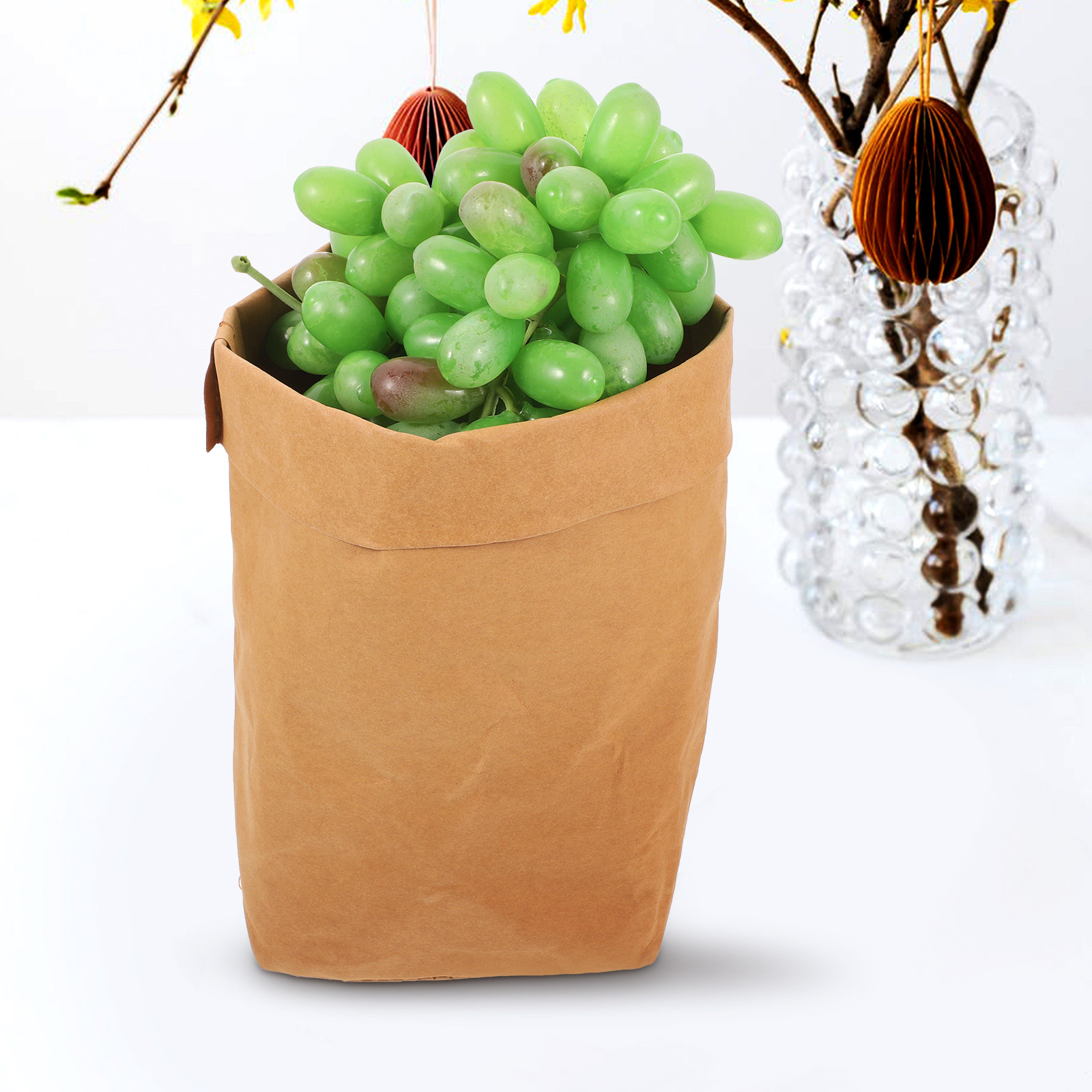 Food Grocery Snacks - Kraft Paper Bags for Food Storage