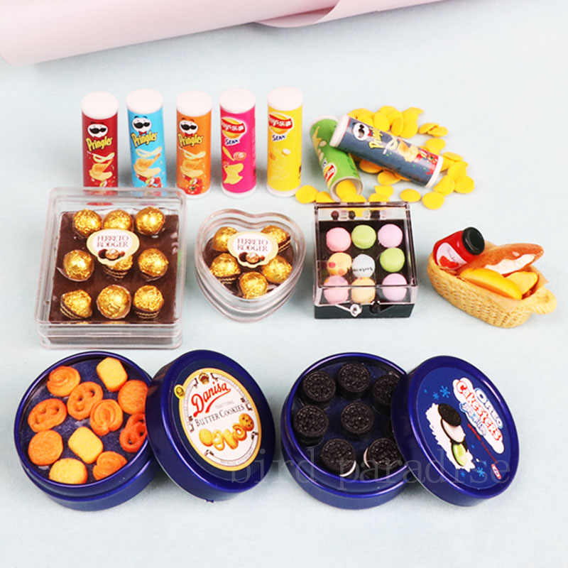 Food Grocery Snacks - 1/6 Miniatrue Búp Bê Thực Phẩm