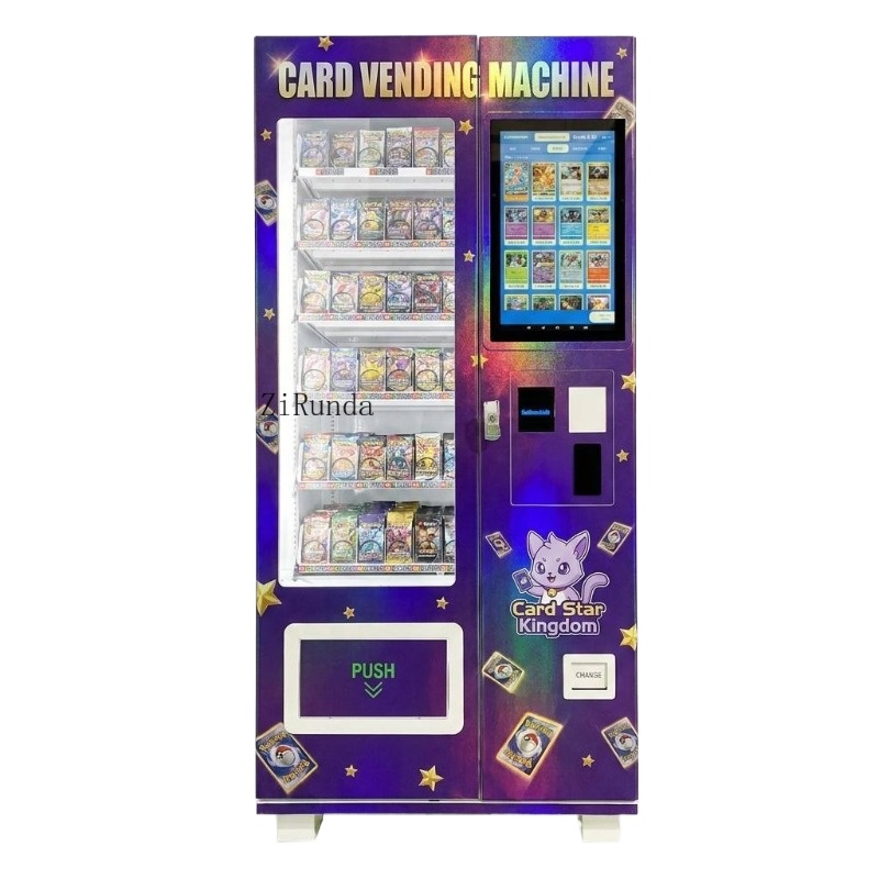 Food In Snacks - Beauty products, vending machines, large touchscreens,