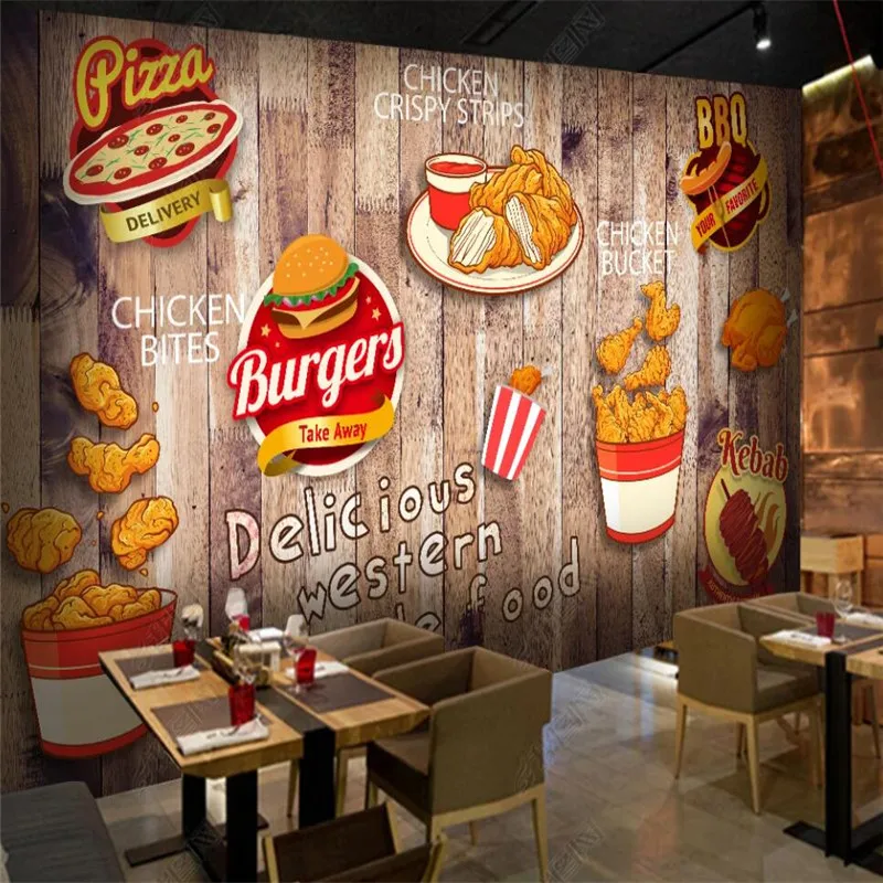 Custom Fried Chicken Burger Wa - đánh giá và giá Food Snacks Background