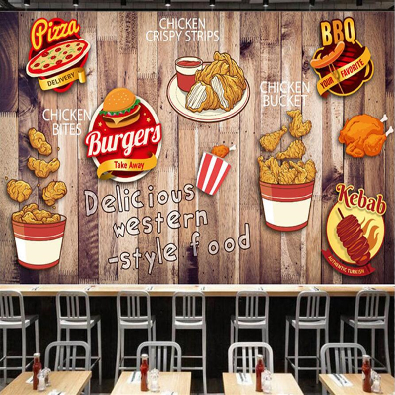 Custom Fried Chicken Burger Wa - đánh giá và giá Food Snacks Background