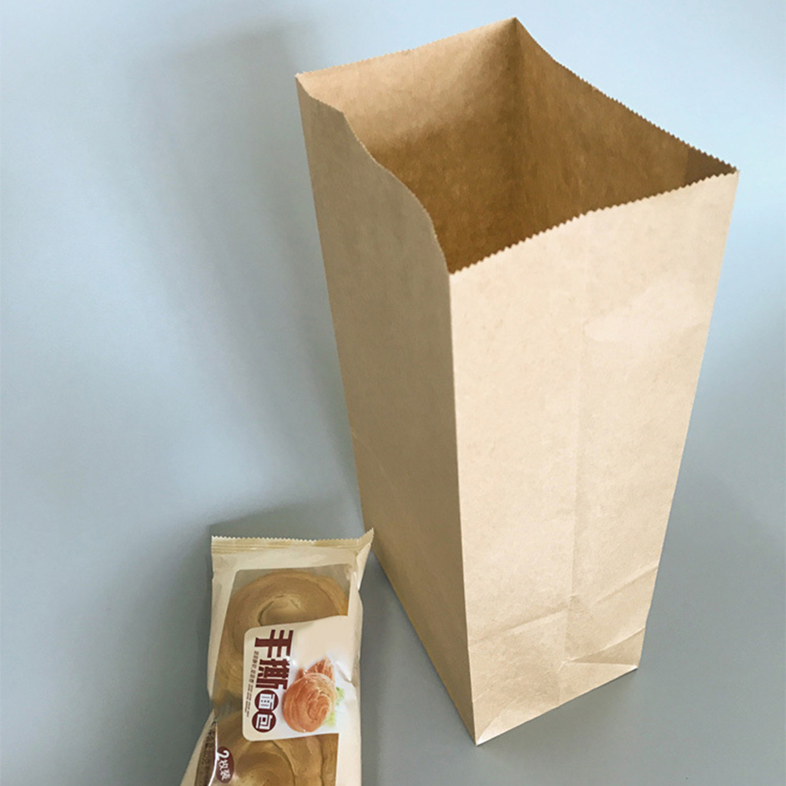100pcs Kraft Paper Bag Small S - đánh giá và giá Food In Snacks