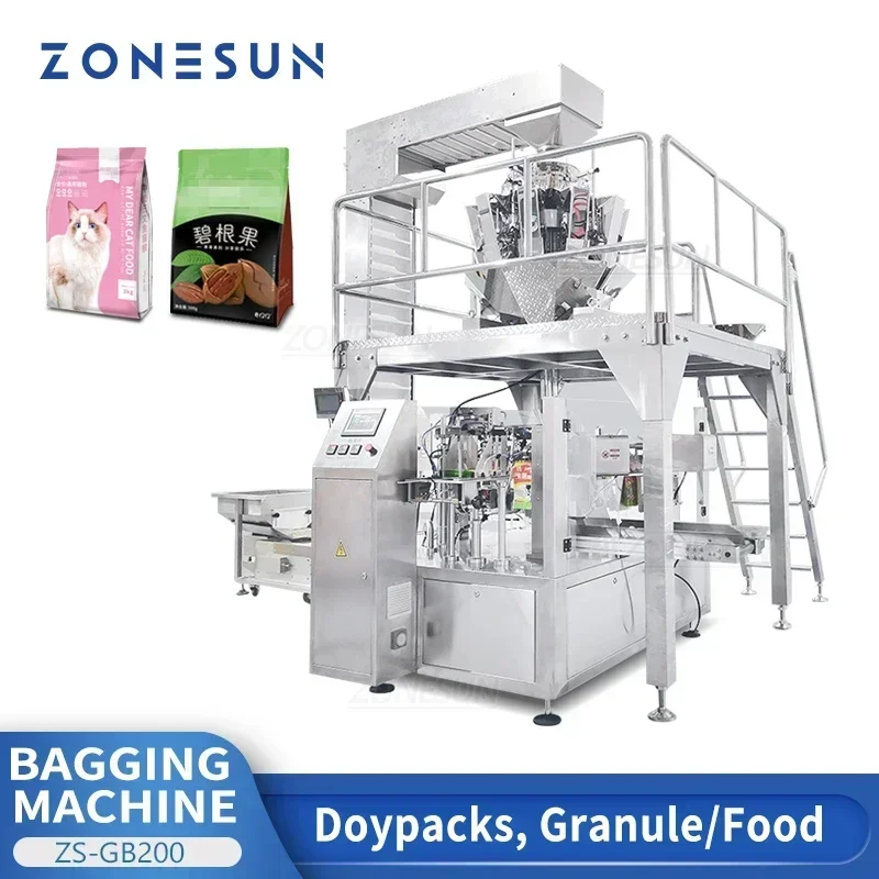 ZONESUN ZS-GB200 Automatic Gra - đánh giá và giá Food Snacks Packets