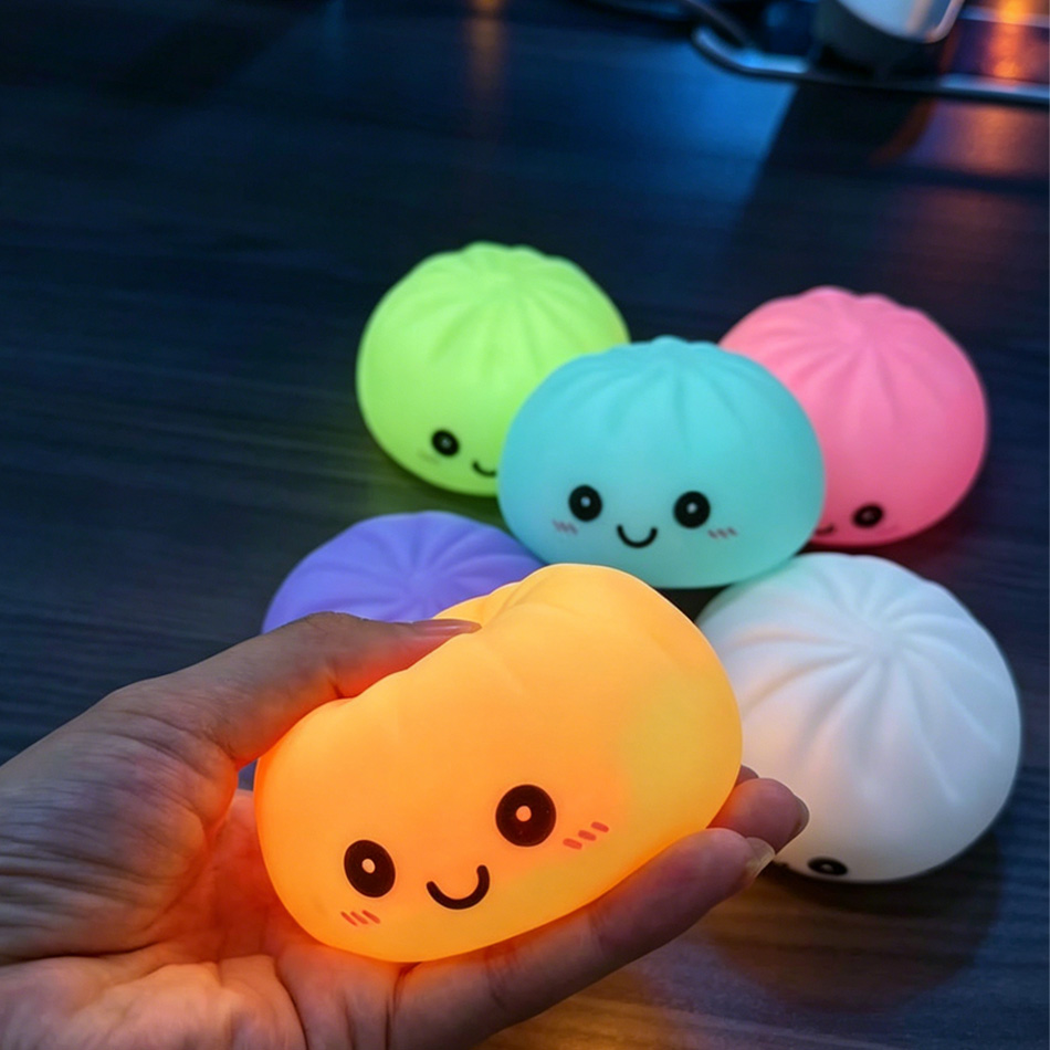Aesthetic LED Bun Night Light, - đánh giá và giá Food Grocery Snacks