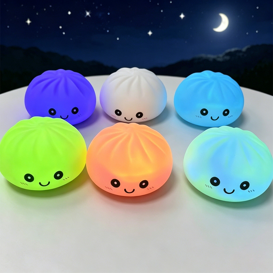 Aesthetic LED Bun Night Light, - đánh giá và giá Food Grocery Snacks