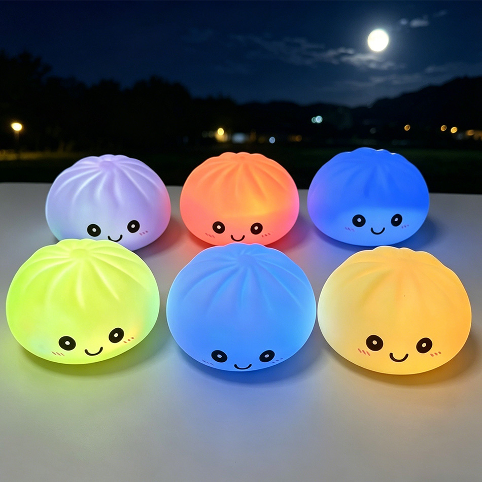 Aesthetic LED Bun Night Light, - đánh giá và giá Food Grocery Snacks