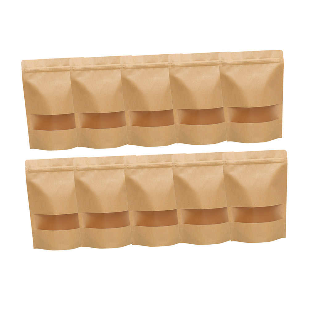 50Pcs Kraft Paper Zipper Seale - đánh giá và giá Food In Snacks