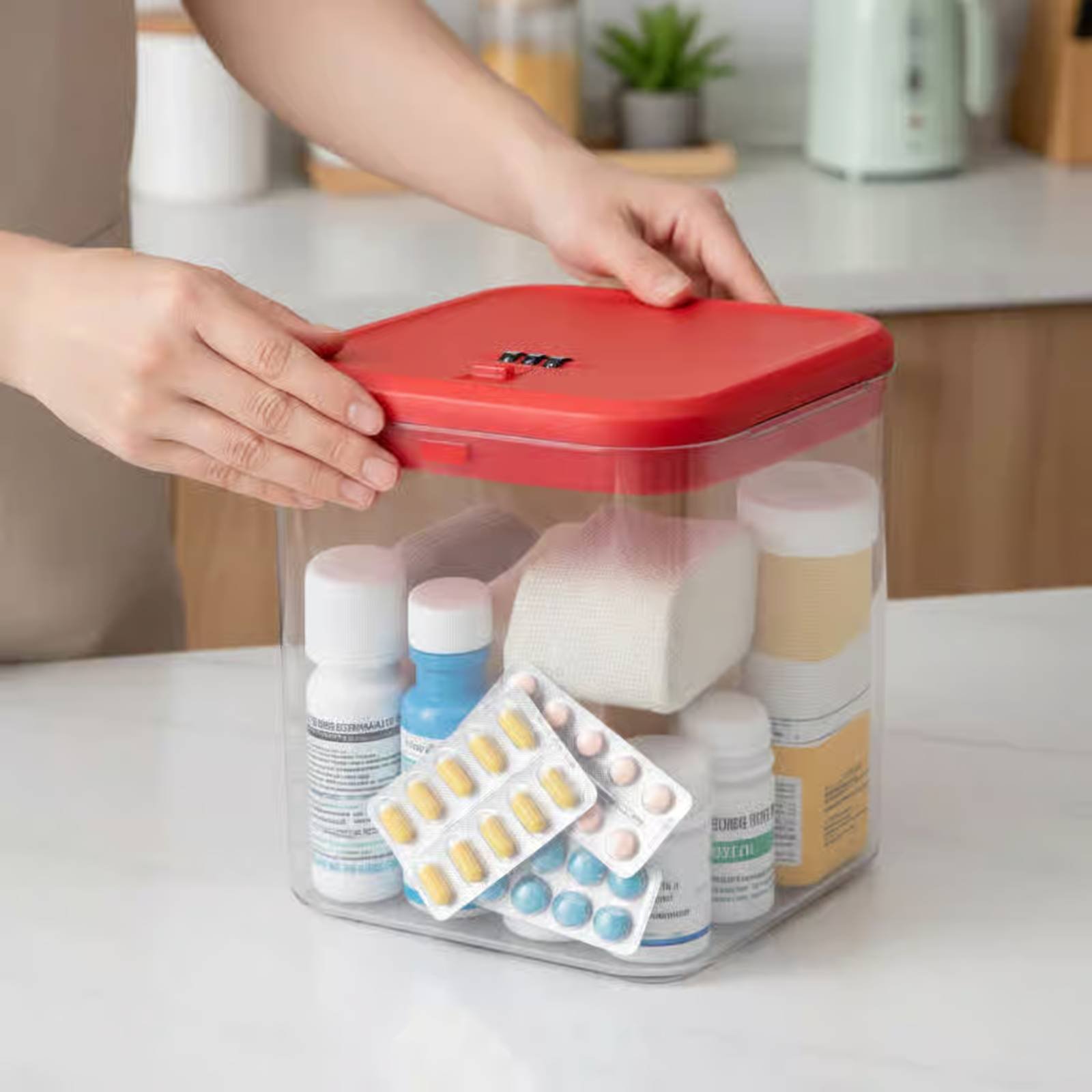 Clear Lockable Box Versatile L - đánh giá và giá Food & Snacks Coloring Book Bold & Easy