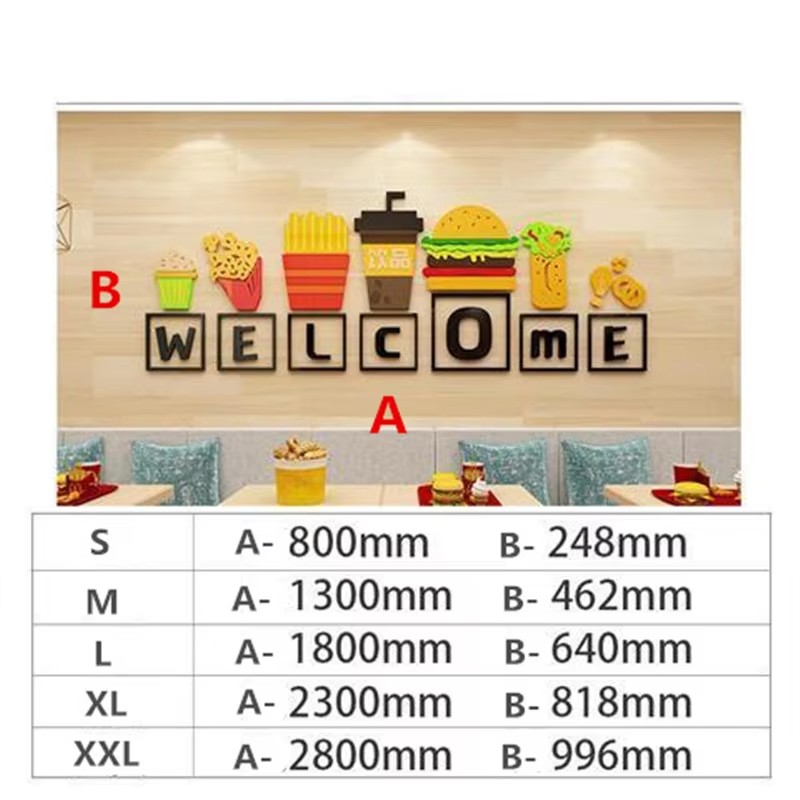 Food Theme Wall Stickers Snack - đánh giá và giá Food Snacks Background