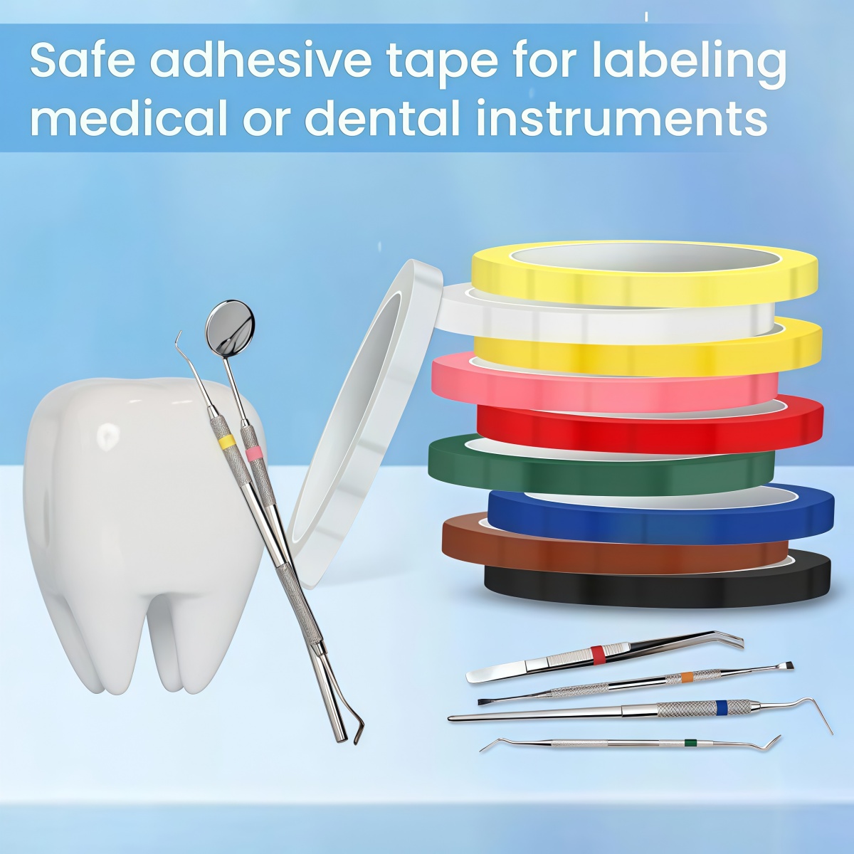 1 Roll Dental Instruments Tape - đánh giá và giá Candy Sour Strip