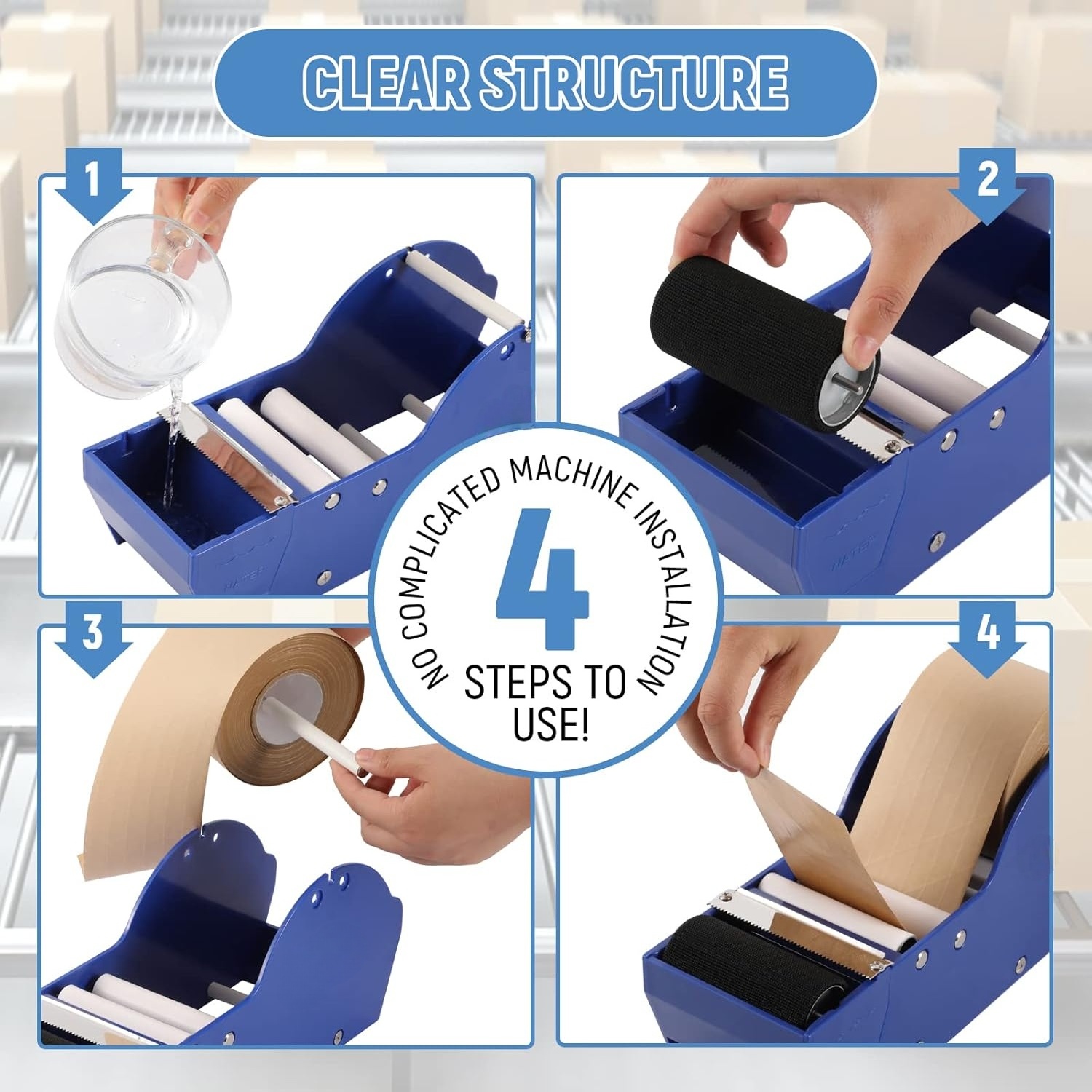 Water-Activated Tape Dispenser - đánh giá và giá Candy Sour Strip