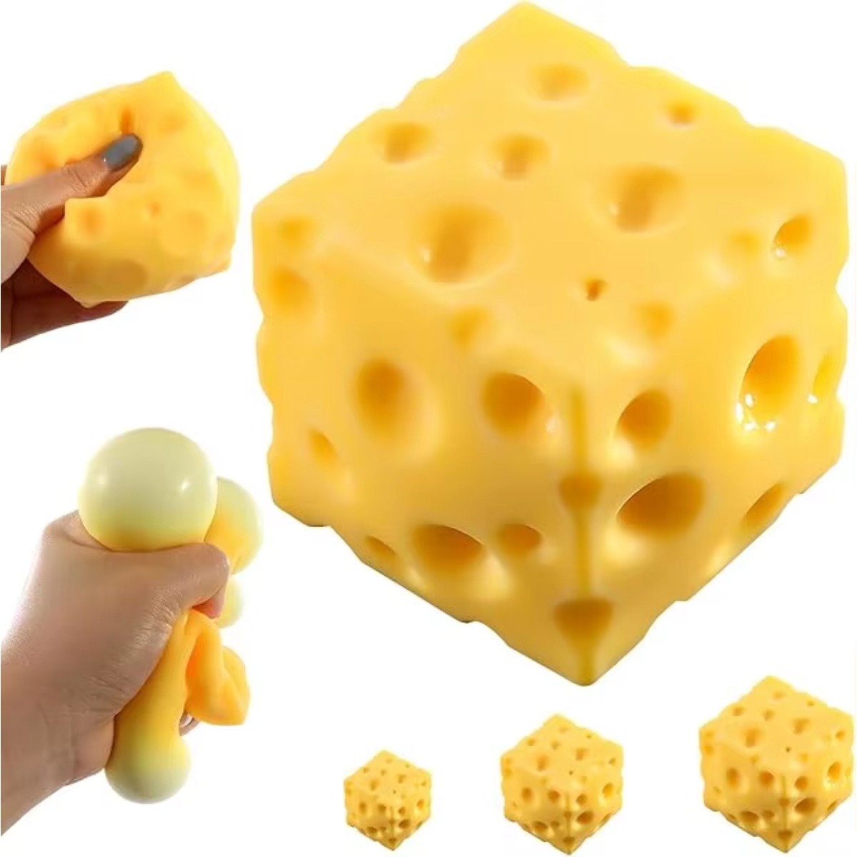 Cheese Stress Ball Squishy Toy - đánh giá và giá Food & Snacks Coloring Book Bold & Easy