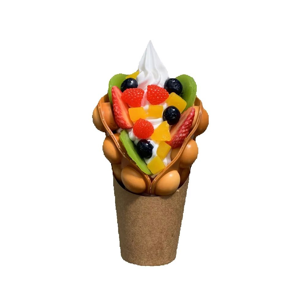 Ice Cream Bubble Waffle Model  - đánh giá và giá Food Snacks Order